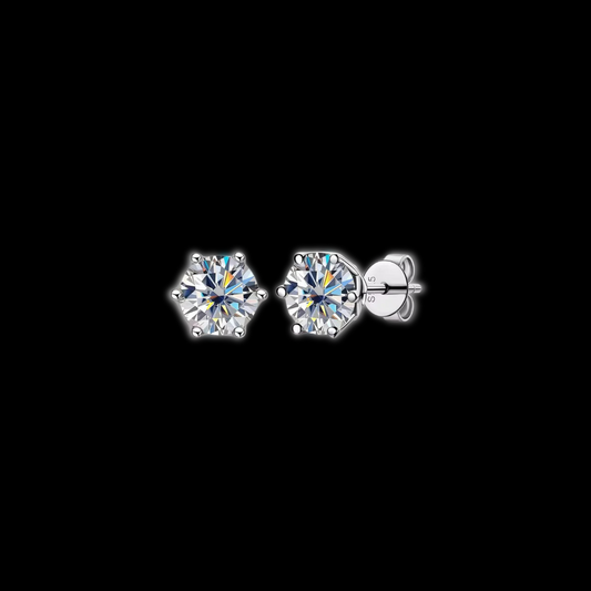 Moissanite Stud Earrings